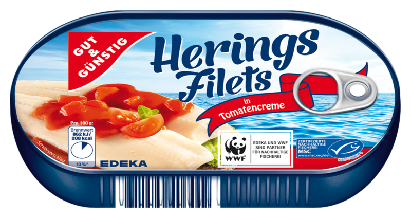 Heringsfilets v Tomatencreme 200g