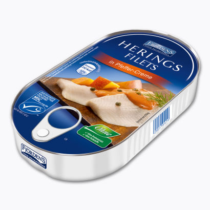 Heringsfilets 200g pfefer