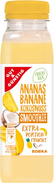 Smoothie ANANAS - BANÁN - KOKOS 250ml