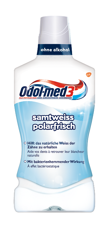 Odol med3 Samtweiss Polarfrisch 500 ml