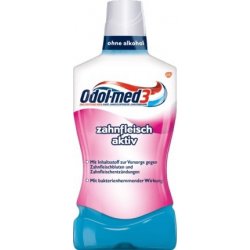 Odol med 3 ústní voda Zahnfleisch aktiv antibakteriální 500 ml