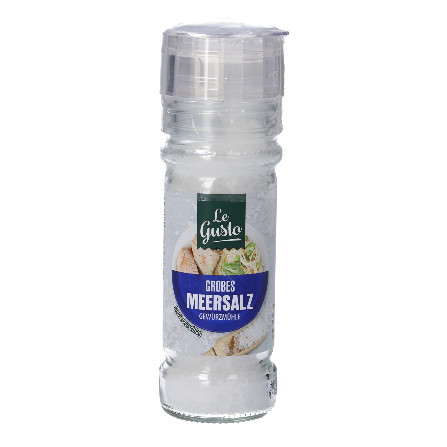 Le gusto Mořská sůl hrubá 110g- sůl v mlýnku