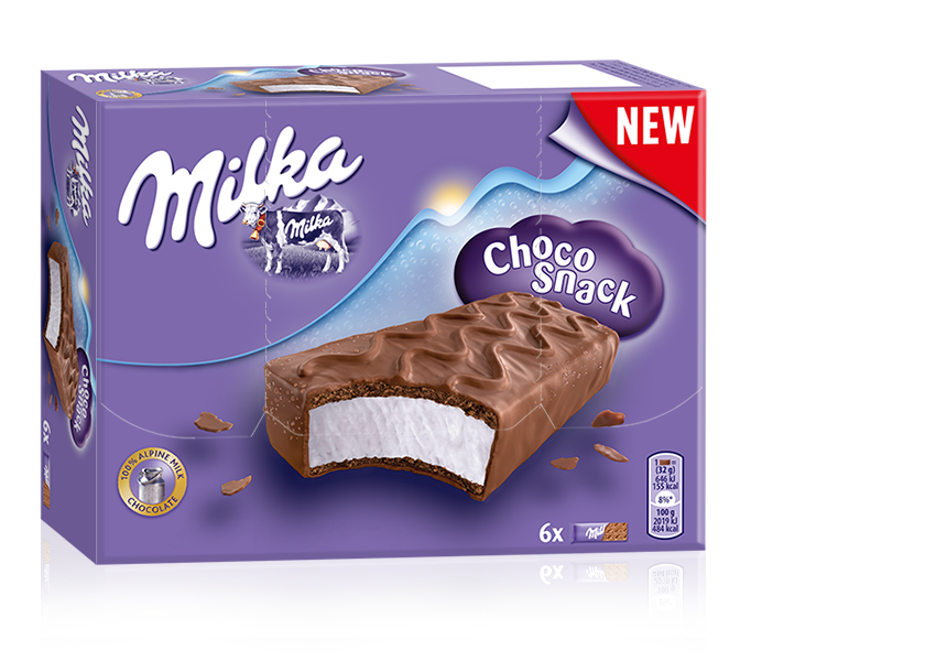 MILKA CHOCO SNACK 6 kusů