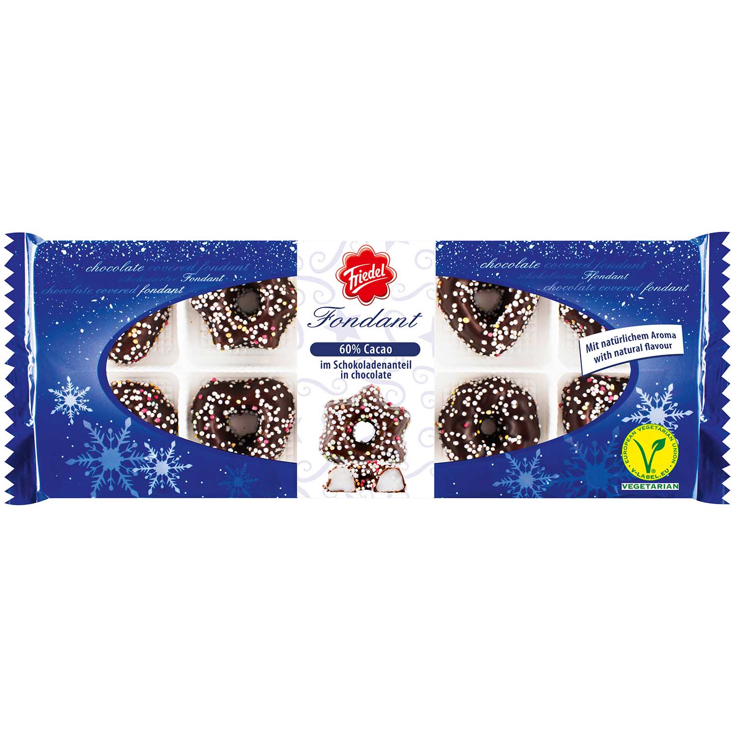 Fondant- hvězdičky, srdíčka,kolečka posypaná fondanem 150g