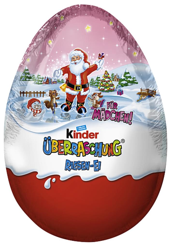 KINDER MEGA MAXI PŘEKVAPENÍ VÁNOCE PRO HOLKY, 220G