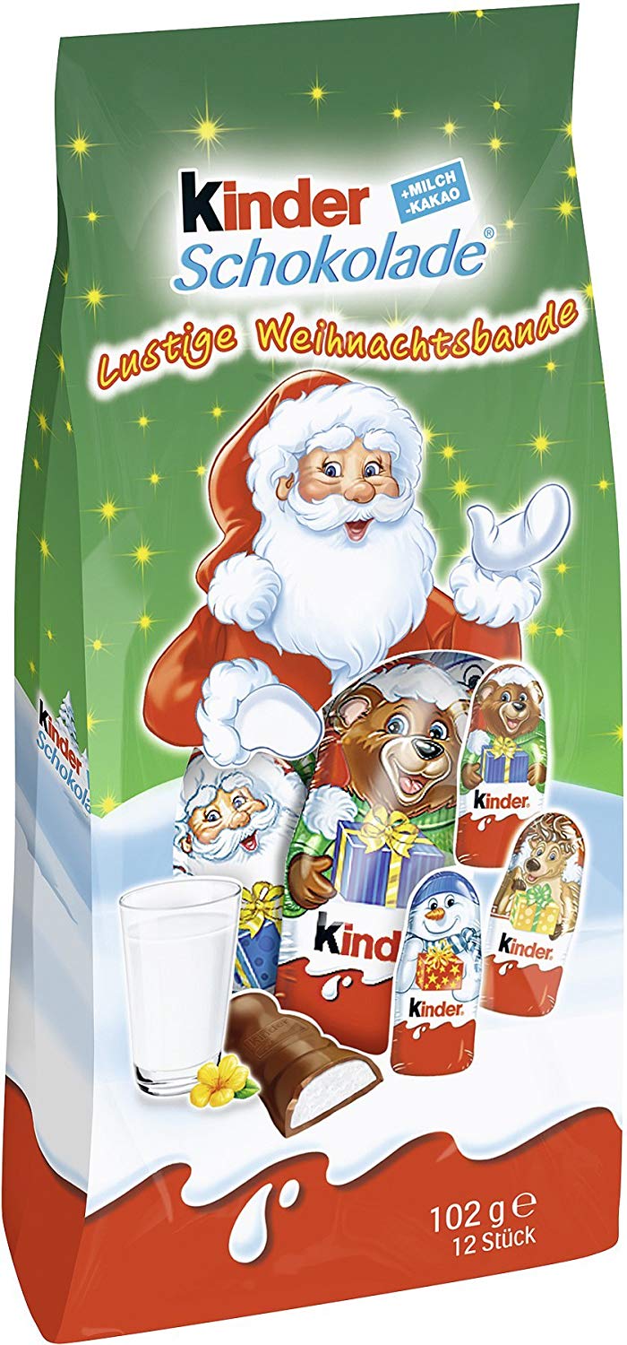 KINDER ČOKOLÁDA "ZÁBAVNÁ VÁNOČNÍ PARTA" 102G Mikuláš