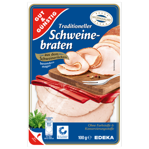 GUT&GÜNSTIG Schweinebraten 100g