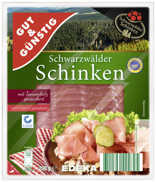 Gut & Günstig Schwarzwälder Schinken 200g