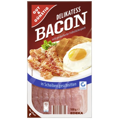 Gut & Günstig Delikatess Bacon 100g