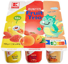 Dezert tvarohový ovocný Fruit trio 12 kelímků