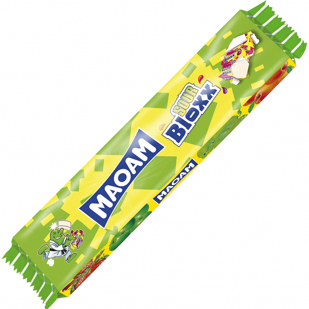 HARIBO MAOAM Sour Bloxx Kyselé žvýkací bonbony 10X22g