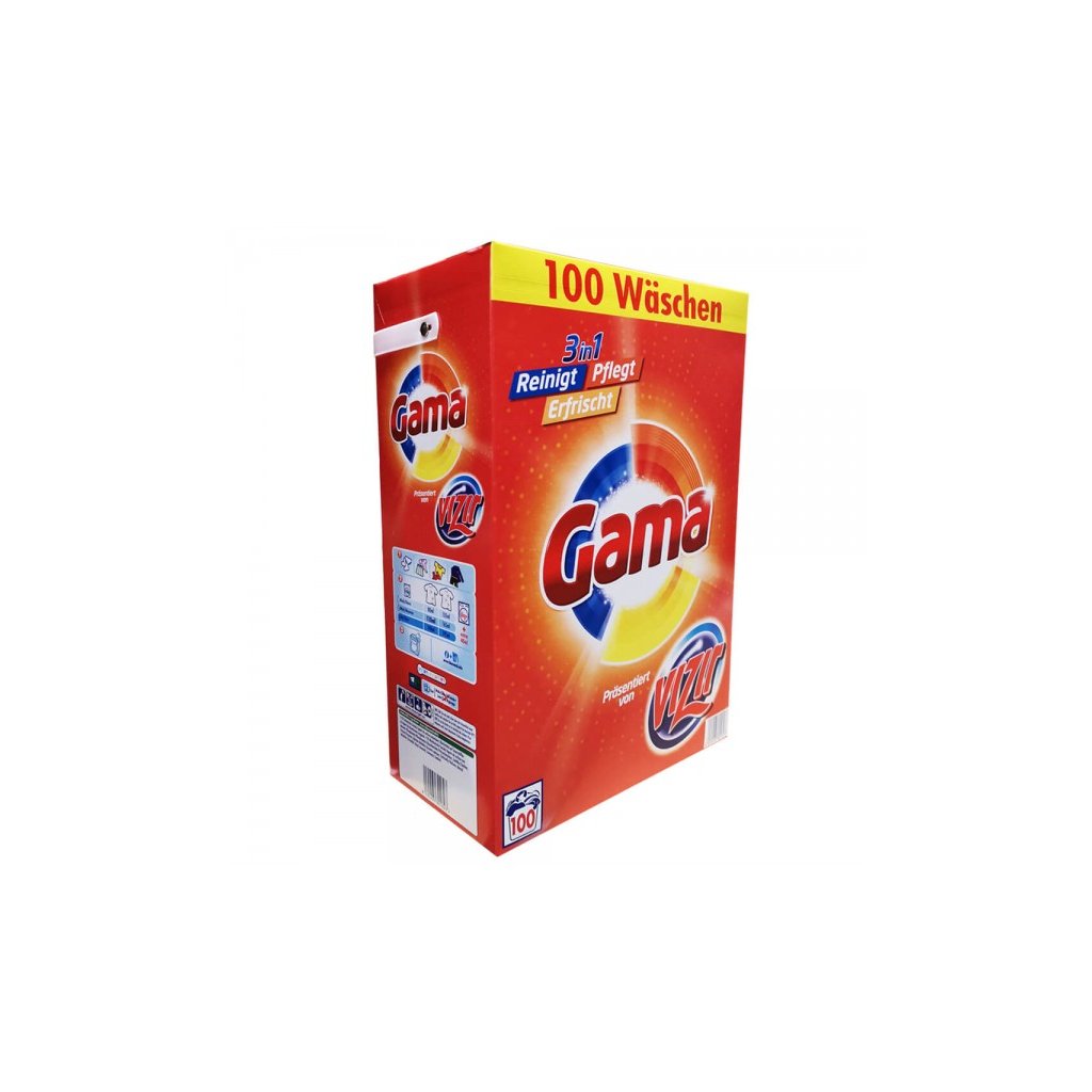 Gama Vizir 3v1 Universal 100 pracích dávek prášek na praní