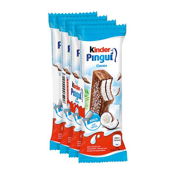 Kinder Pinguí 30g kokos v balení 4ks