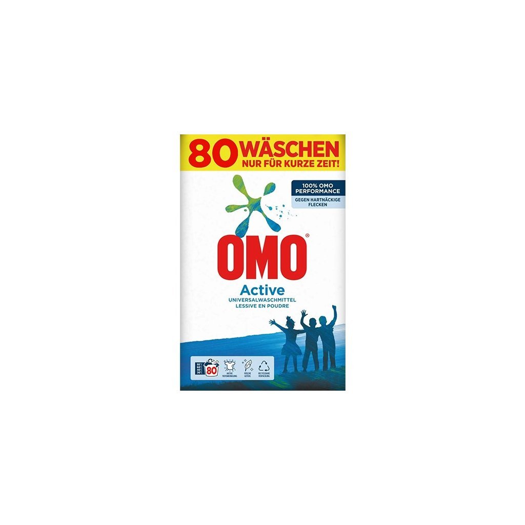 OMO prací prášek Active Universal 5,2kg - 80WL