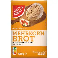 GUT&GÜNSTIG Pečící směs na chléb - vícezrnný chléb 1kg (oranžový)