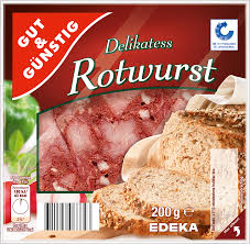 Gut & Günstig Delikatess Rotwurst, 200g