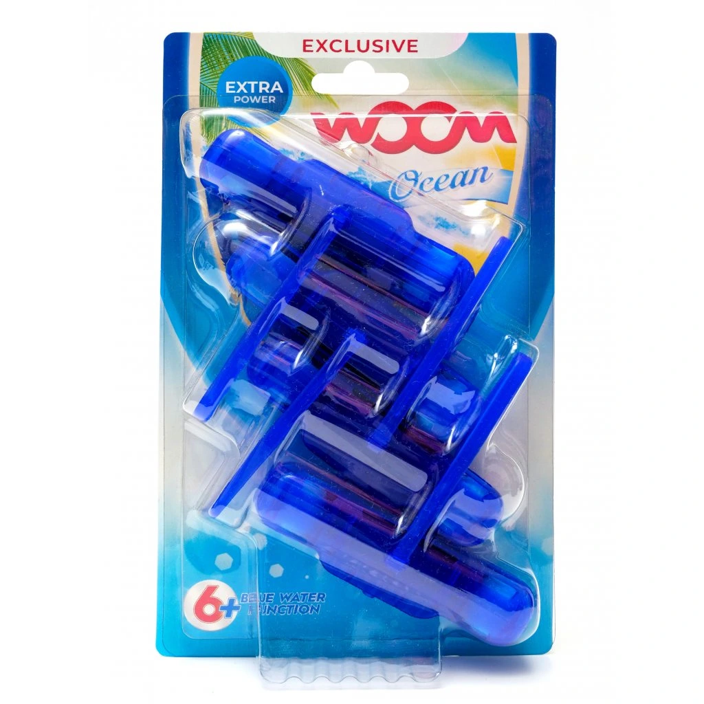 wOOm WC závěska 4x50g barvící - Ocean