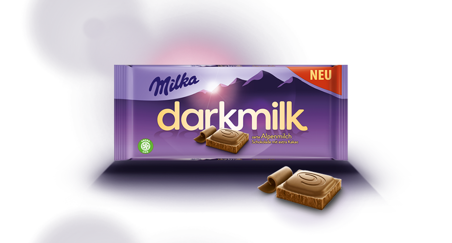 MILKA DARKMILK S ALPSKÝM MLÉKEM (hořká čokoláda) 85G
