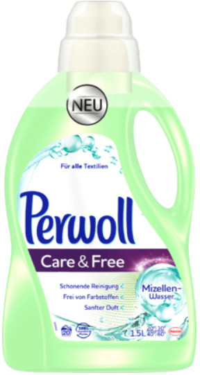 Perwoll Care & Free s micelární vodou 1,5 l