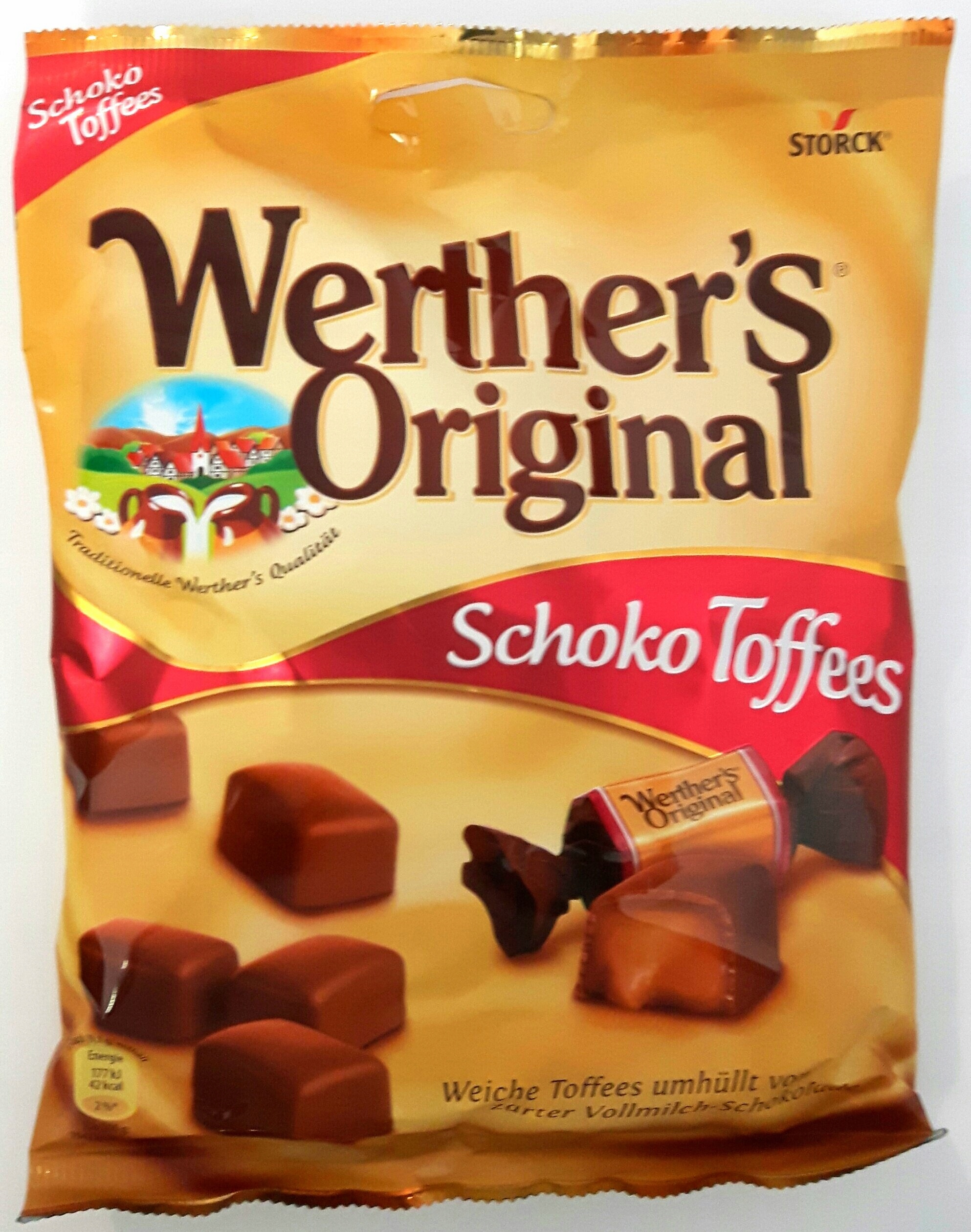 Storck Werther's Original Weiche Schoko Toffees, 180g