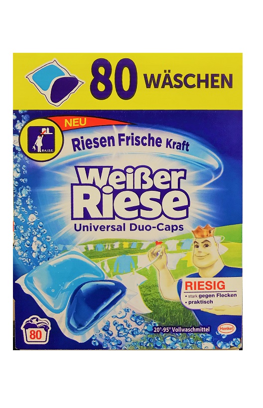 Weisser Riese Duo-Caps Universal 80 ks 2 balení po 40 ks v krabici