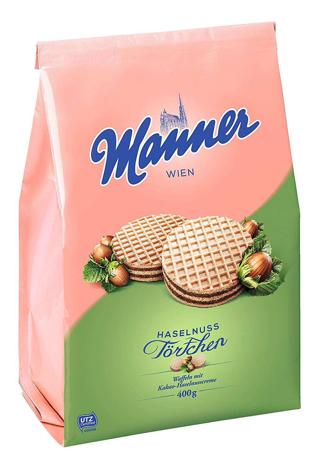 Manner Haselnuss Törtchen 400g