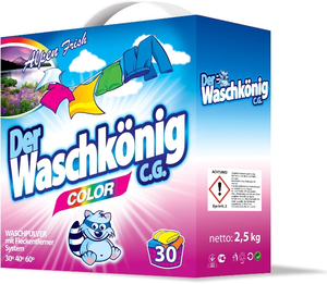 Waschkönig Color prací prášek, 30 praní, 1,95 kg