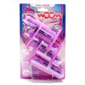 wOOm WC závěska 4x50g barvící - Lavender