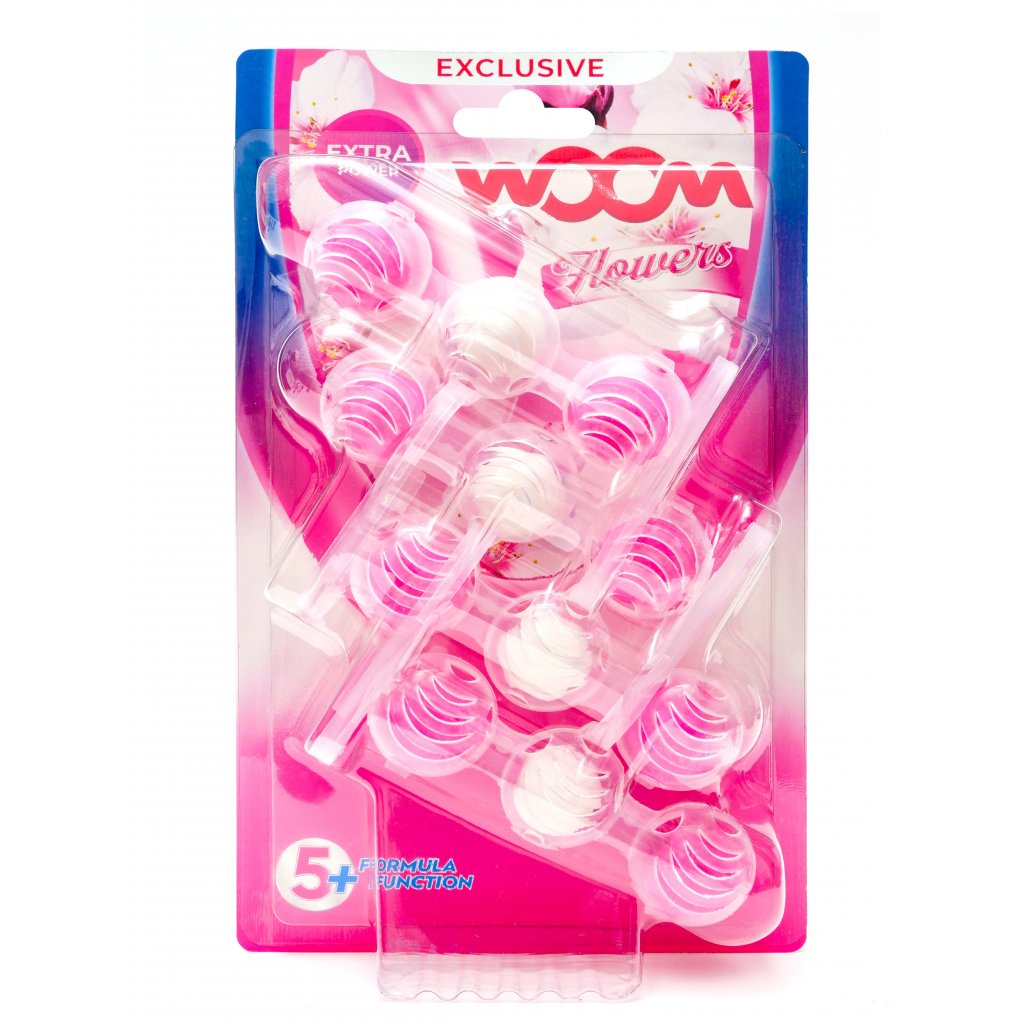 wOOm WC závěska 4x48g - Flowers