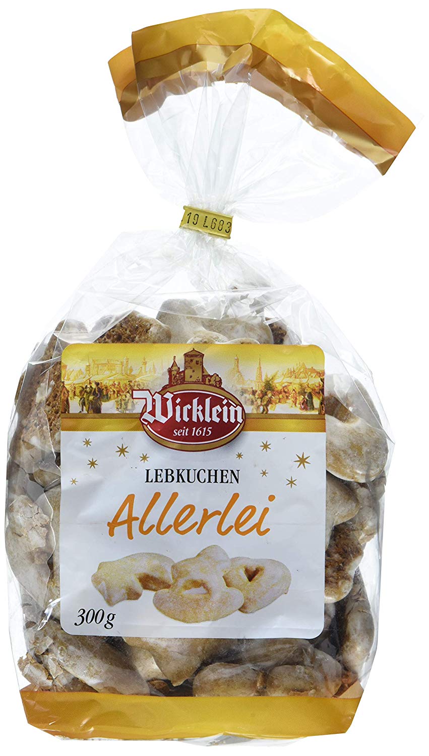 Wicklein Nürnberger Lebkuchen Allerlei 300g