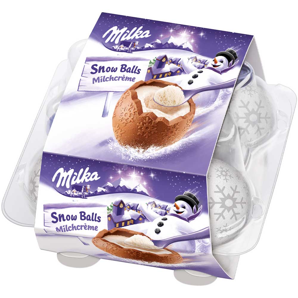 Milka Snow Balls Milchcrème 112g 4ks