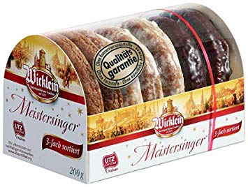 Wicklein Meistersinger Chocolate Lebkuchen Perníkové sušenky míchané 200g