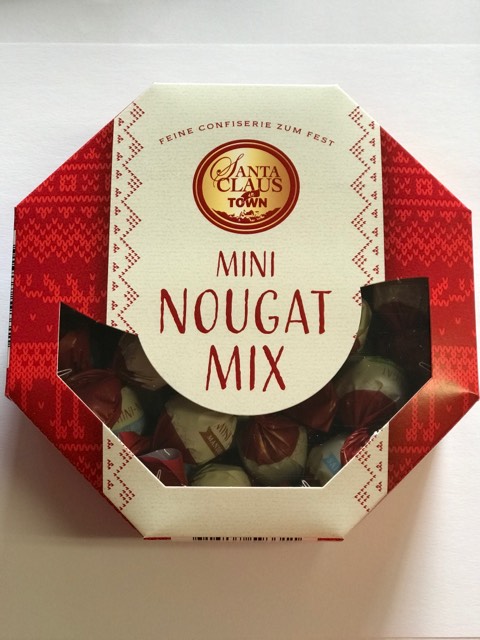 Santa Claus MINI Nougat Mix 174g mléčná, oříšková a mandlová náplň