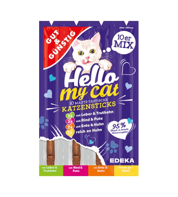 Helo my cat mix kočičí tyčinky 10ks