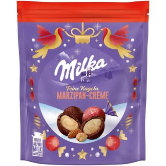 Milka čokoládové koule s marcipánem 90g