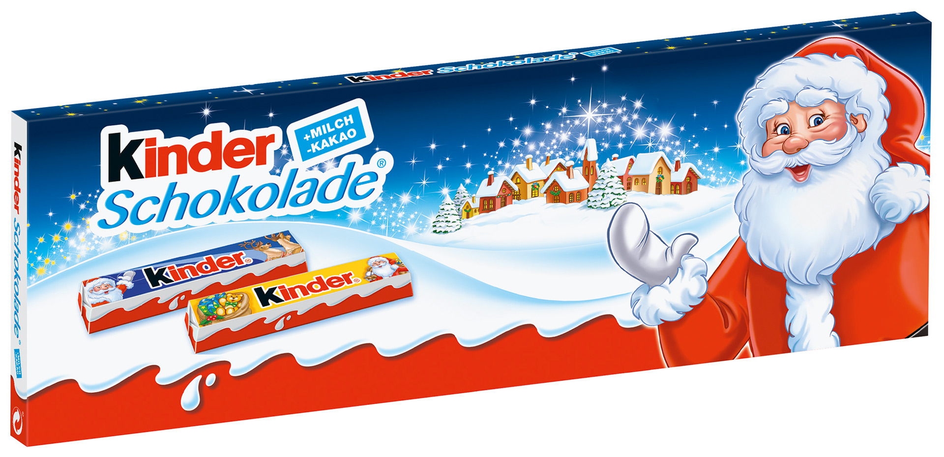 Kinder VÁNOČNÍ čokoládky 150g 