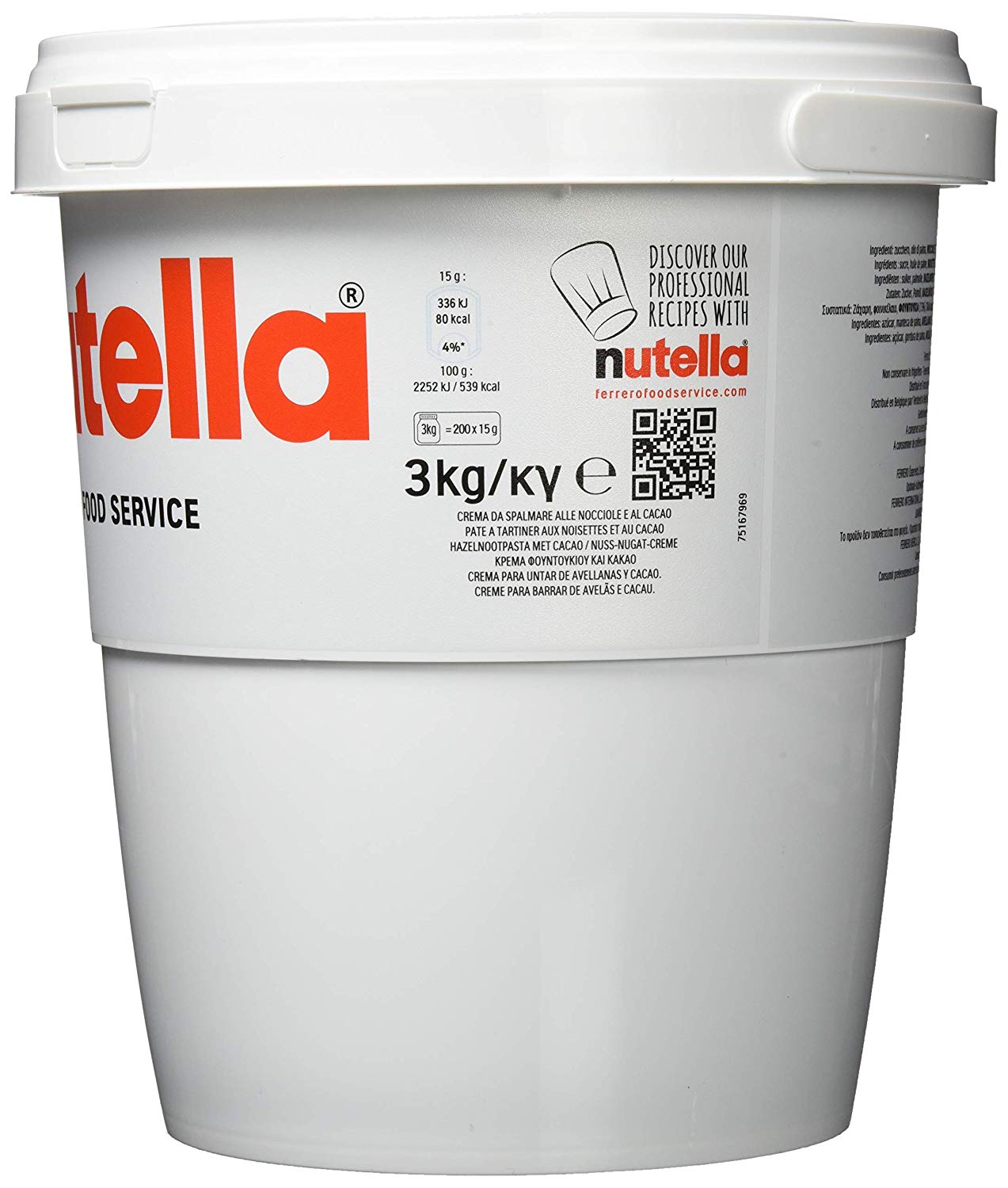 Ferrero Nutella 3KG Nutella, jediný original na světě