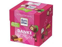Ritter Sport Schokowürfel Dankeschön! 176g 22 kusů Dárková krabička