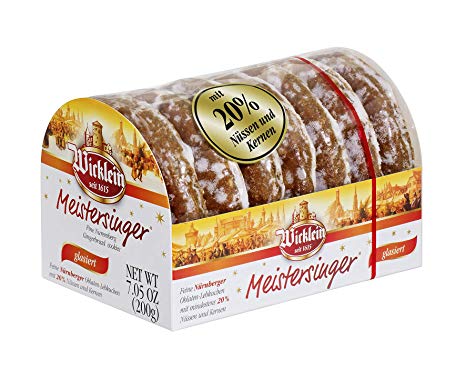 Wicklein Meistersinger Lebkuchen - Sugar Glazed 200g s cukrovou glazurou