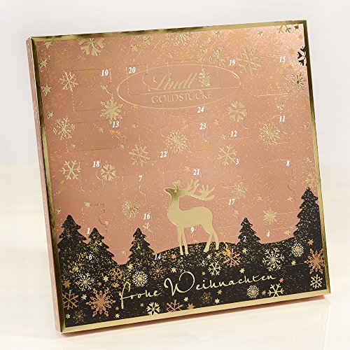 LINDT - ADVENTNÍ KALENDÁŘ 156g Zlatavý