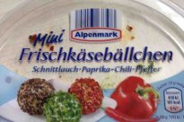 Mini sýrové smetanové kuličky- pažitka, paprika-chili, pepř 80g