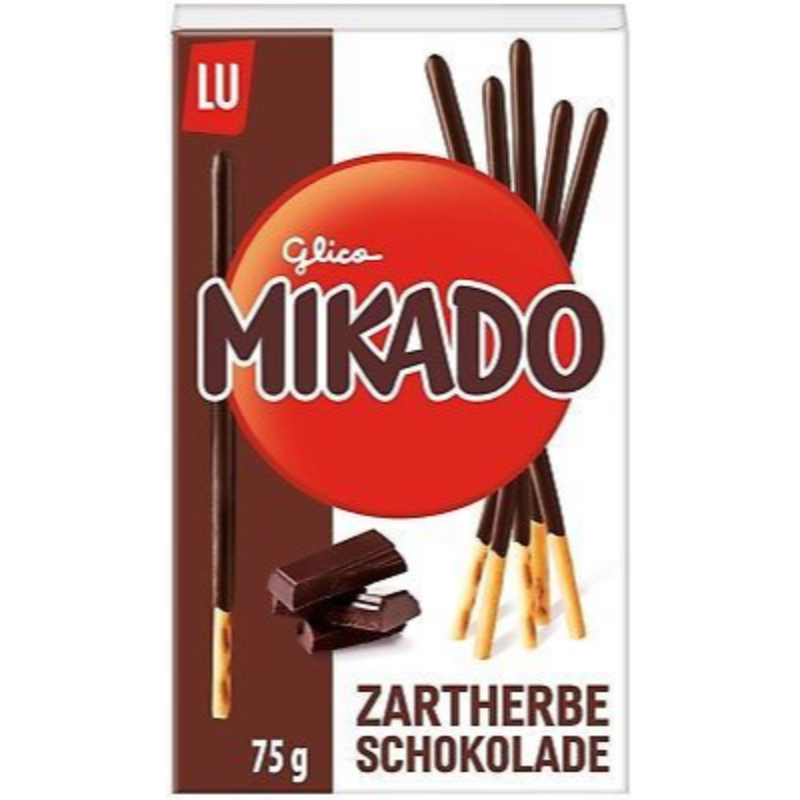 LU Mikado Zartherbe 75g hořká čokoláda