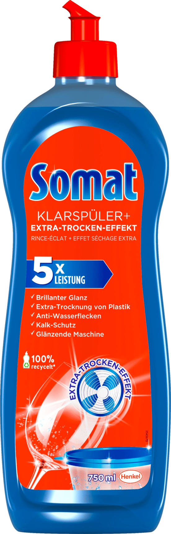Somat klarspuler+extra trocken efekt leštidlo do myčky 750ml