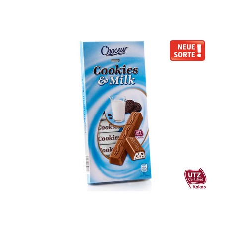 CHOCEUR COOKIES a MILK- KŘUPAVÉ 11ks