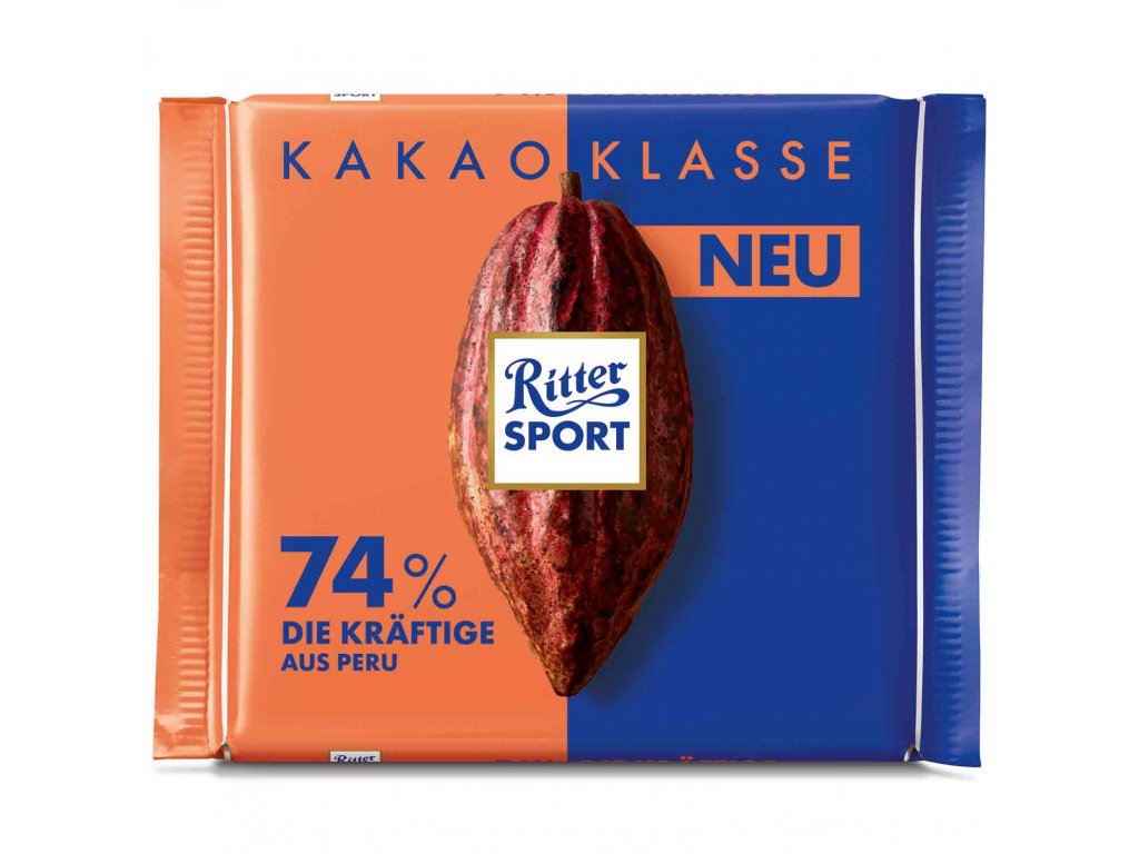 Ritter Sport Kakao Klasse 74% Peru 100g