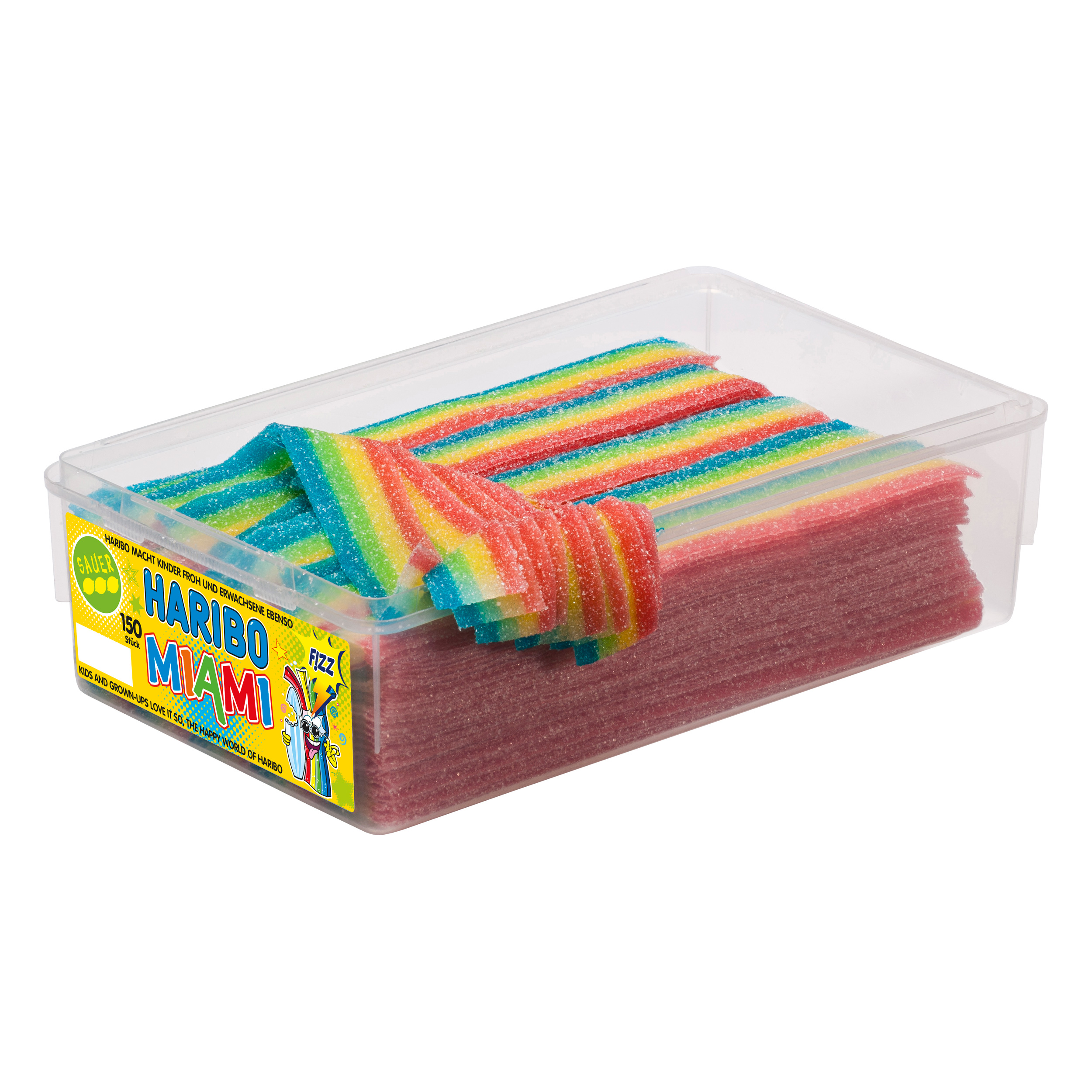 Haribo Miami kyselé pásky 150ks