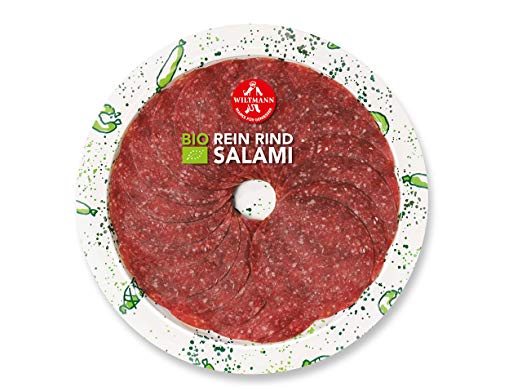 Wiltmann Bio Rein Rind Salami, 80 g