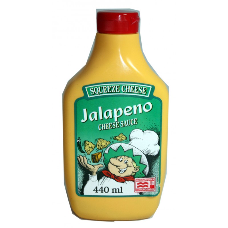 Squeeze Cheese Jalapeno 440ml