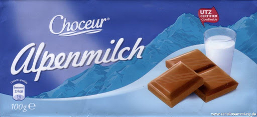 Choceur Alpenmilch - Lahodná mléčná čokoláda z alp 100g