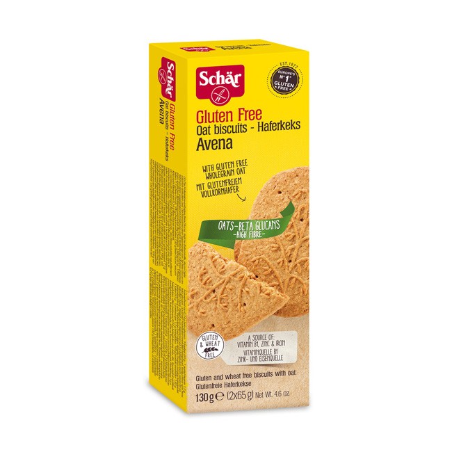 Schar Avena Haferkeks, glutenfrei 130g ovesné sušenky, bezlepkové